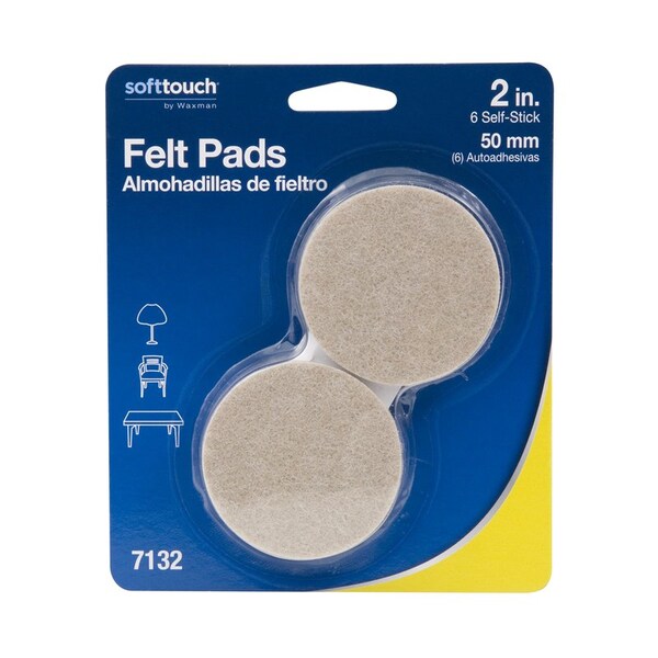 Softtouch PROTECTIVE PADS TAN 6PK 4713295N Zoro